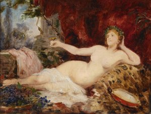 Bacante descansando de Hans Makart